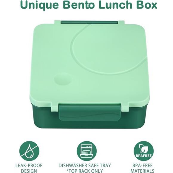 Bento Lunch Box Set for Kids with 8oz Soup Thermo, Leak-Proof Lunch Containers - Picture 2 of 7